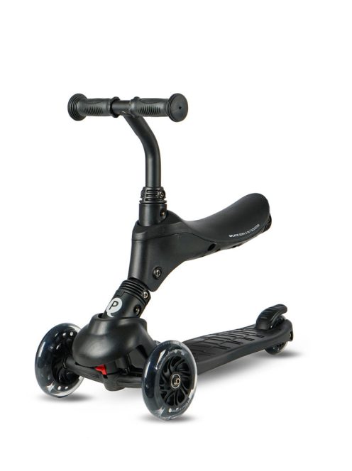 QPLAY Sema Pro 5in1 Roller / Futóbicikli 1-6 éves korig, 50 kg-ig - Black