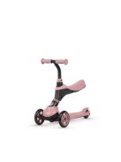 QPLAY Sema 5in1 Roller / Futóbicikli 1-6 éves korig, 50 kg-ig - Pink