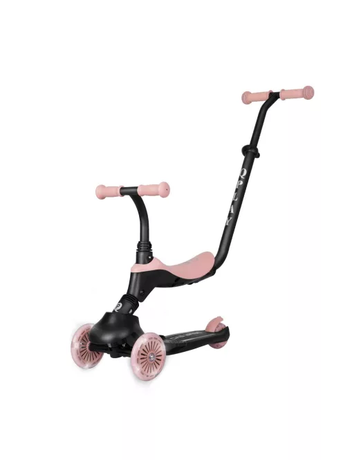 Qplay Sema Evo roller 3az1ben 1-6 éves kor 50 kg-ig - Coral Pink