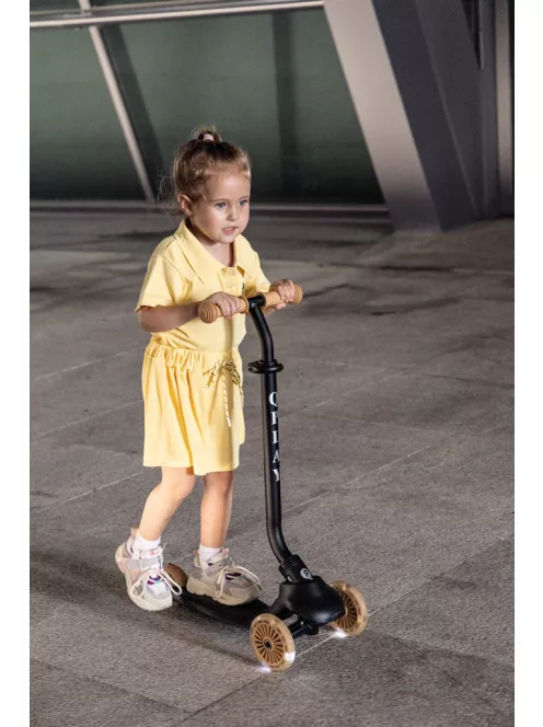 Qplay Sema Evo roller 3az1ben 1-6 éves kor 50 kg-ig - Coral Pink