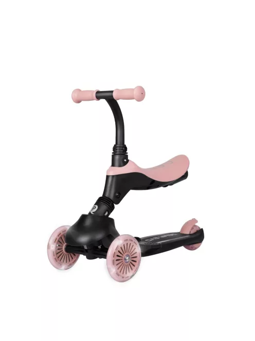 Qplay Sema Evo roller 3az1ben 1-6 éves kor 50 kg-ig - Coral Pink
