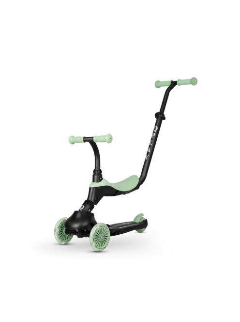 QPLAY futóbicikli / roller Sema Evo LED fényekkel Jade Green, kor 1 - 6 év, 50 kg-ig