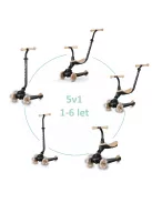 QPLAY Futóbicikli/roller Sema Evo LED fényekkel 1 - 6 év 50 kg-ig - Khaki