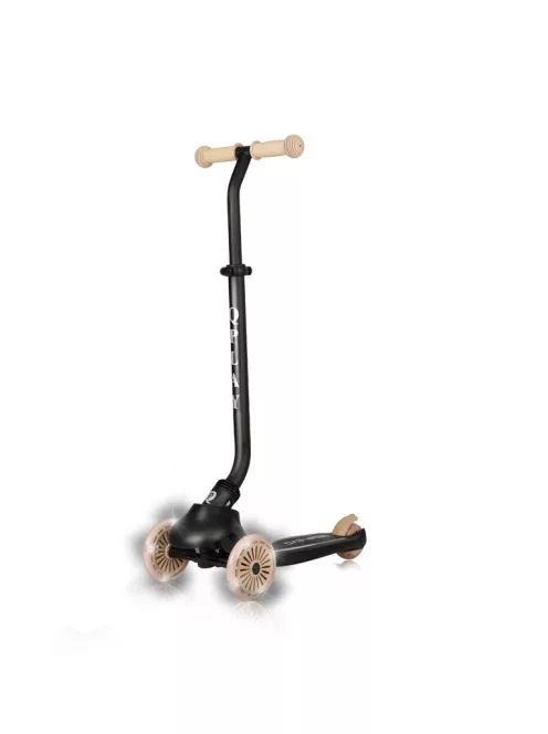 QPLAY Futóbicikli/roller Sema Evo LED fényekkel 1 - 6 év 50 kg-ig - Khaki