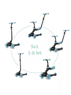   Qplay Sema Evo roller 3az1ben 1-6 éves kor 50 kg-ig - Sky Blue