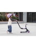 QPLAY futóbicikli/roller Sema Evo LED fényekkel Violet, kor 1 - 6 év, 50 kg-ig
