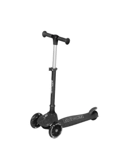   QPlay Sparkling gyerek roller LED világító kerekekkel - Black