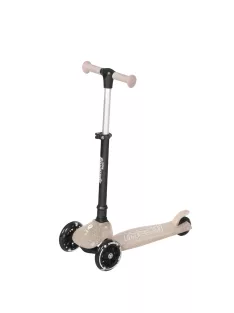   QPlay Sparkling gyerek roller LED világító kerekekkel - Nude Pink