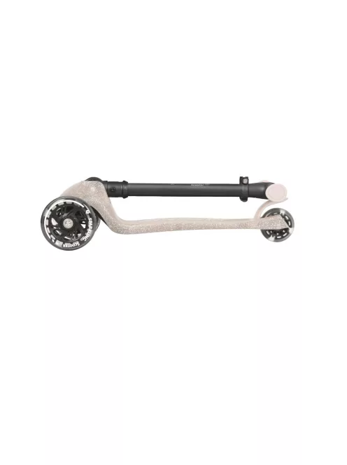 QPlay Sparkling gyerek roller LED világító kerekekkel - Nude Pink