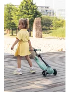 QPlay Sparkling gyerek roller LED világító kerekekkel - Nude Pink