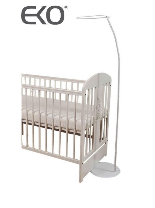 EKO Függetlenül álló fém baldachintartó 1,6m - fehér