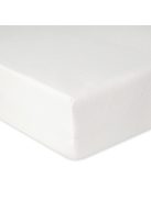 BABYMATEX Jersey lepedő gumival, 60x120 - Fehér