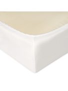 BABYMATEX Jersey lepedő gumival, 60x120 - Fehér