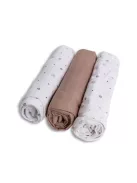 BabyMatex Bambusz pelenka 70x70cm 3 db - Csillagok