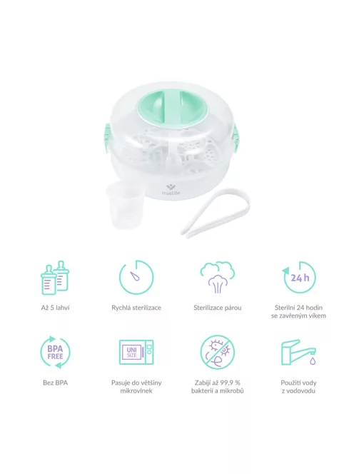 TRUELIFE Sterilizátor mikrohullámú sütőbe Invio MS5