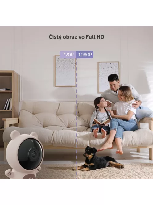 TRUELIFE Digitális bébiőr NannyCam S3 Smart
