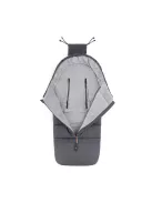 PETITE&MARS Téli szett Jibot 3in1 bundazsák + kézmelegítő kesztyű babakocsira Jasie Charcoal Grey
