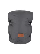 PETITE&MARS Téli szett Jibot 3in1 bundazsák + kézmelegítő kesztyű babakocsira Jasie Charcoal Grey
