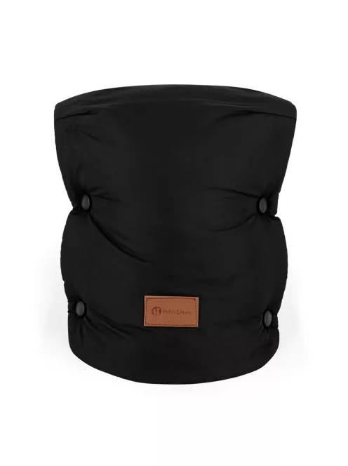 PETITE&MARS Téli szett Jibot 3in1 bundazsák + kézmelegítő kesztyű babakocsira Jasie Ink Black