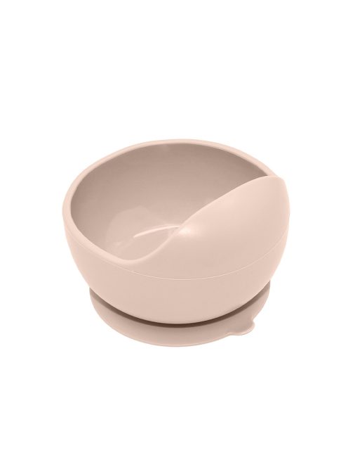 Petite&Mars Szilikon 2 részes étkészlet, tál + evőeszközök, TAKE&MATCH, 6 hó+, Desert Sand 