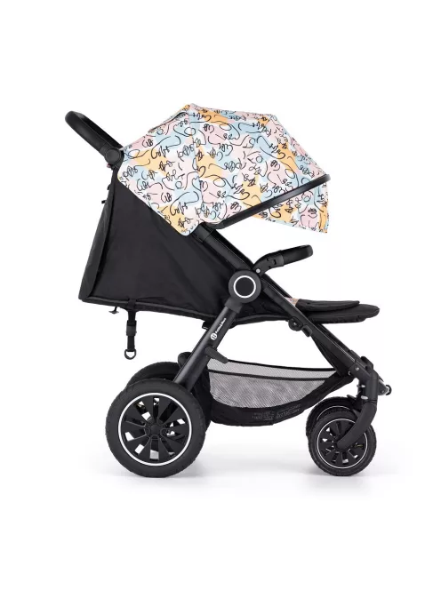PETITE&MARS Sport babakocsi Street+ Air Black Limited 100 - Faces