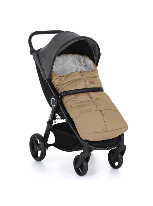 PETITE&MARS Téli szett Jibot 3in1 bundazsák + kézmelegítő kesztyű babakocsira Jasie Sweet Toffee