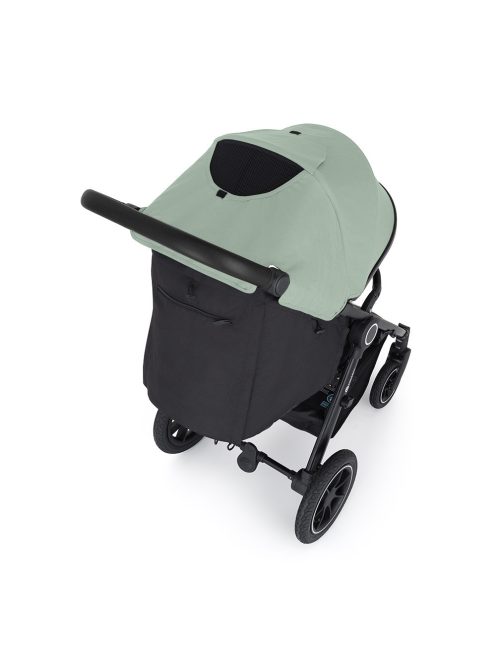 Petite&Mars Sport babakocsi Street2 Air Black + Napfénytető, Iron Green