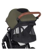 Petite&Mars Sport babakocsi Street2 Air Black + Napfénytető, Iron Green