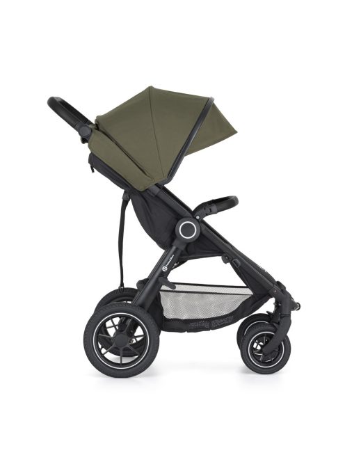 Petite&Mars Sport babakocsi Street2 Air Black + Napfénytető, Mature Olive