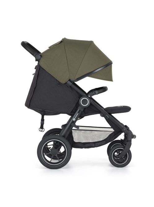 Petite&Mars Sport babakocsi Street2 Air Black + Napfénytető, Mature Olive