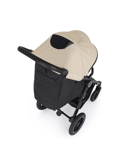 Petite&Mars Sport babakocsi Street2 Air Black + Napfénytető, Sahara Beige