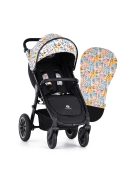 Petite&Mars Sport babakocsi Street2 Air Black, Napfénytető, Limited 100, Faces Complete