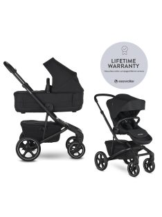   EASYWALKER Kombinált babakocsi Jimmey 2in1 Pepper Black LITE RWS