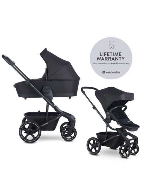 EASYWALKER Kombinált babakocsi Harvey⁵ 2v1 Midnight Black LITE RWS