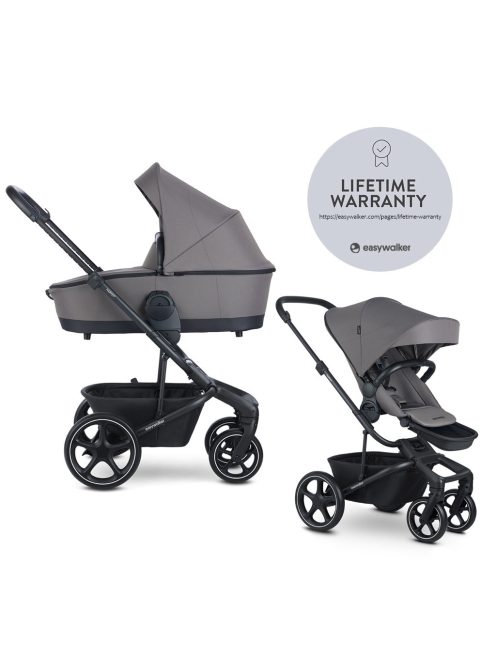 EASYWALKER Kombinált babakocsi Harvey5 2v1 Pebble Grey LITE RWS