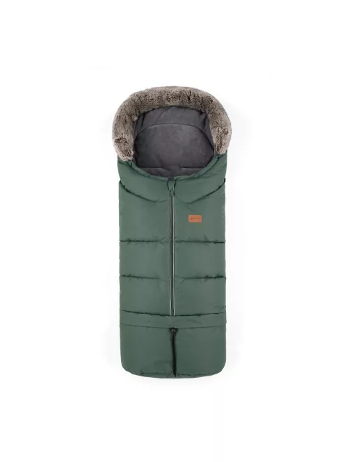 Petite&Mars Téli szett Arctic 4in1 bundazsák + kézmelegítő kesztyű babakocsira Furry - Veritable Khaki