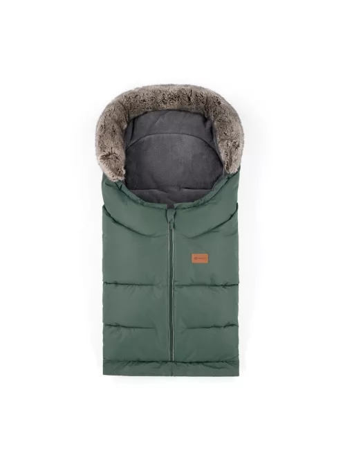 Petite&Mars Téli szett Arctic 4in1 bundazsák + kézmelegítő kesztyű babakocsira Furry - Veritable Khaki