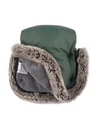 Petite&Mars Téli szett Arctic 4in1 bundazsák + kézmelegítő kesztyű babakocsira Furry - Veritable Khaki