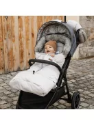 PETITE&MARS Téli szett Arctic 4in1 bundazsák + kézmelegítő kesztyű babakocsira Furry - Mocha Mousse