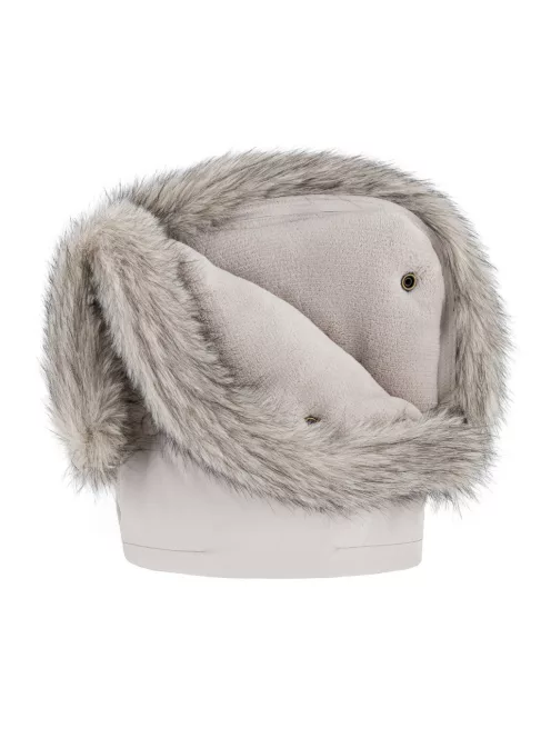 PETITE&MARS Téli szett Arctic 4in1 bundazsák + kézmelegítő kesztyű babakocsira Furry - Champagne Shower