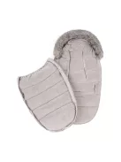 PETITE&MARS Téli szett Comfy 4in1 bundazsák + kézmelegítő kesztyű babakocsira Furry - Champagne Shower