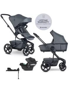   EASYWALKER KÉSZLET Kombinált babakocsi 4v1 Harvey⁵ Premium 2v1 LITE RWS + CYBEX Aton B2 i-Size + alap - Mineral Grey