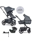 EASYWALKER KÉSZLET Kombinált babakocsi 4v1 Harvey⁵ Premium 2v1 LITE RWS + CYBEX Aton B2 i-Size + alap - Mineral Grey
