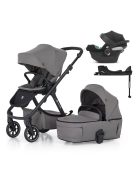 PETITE&MARS KÉSZLET Babakocsi 4v1 ICON Dove Grey LITE RWS + CYBEX Aton B2 i-Size