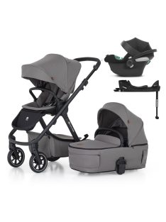   Petite&Mars Babakocsi szett 4v1 ICON LITE RWS + CYBEX Aton B2 i-Size - Dove Grey