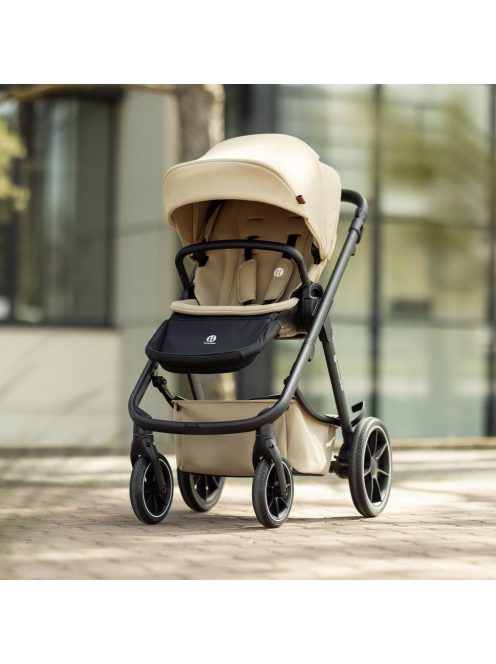Petite&Mars Babakocsi szett 4v1 ICON LITE AIR + CYBEX Aton B2 i-Size - Mocha Beige