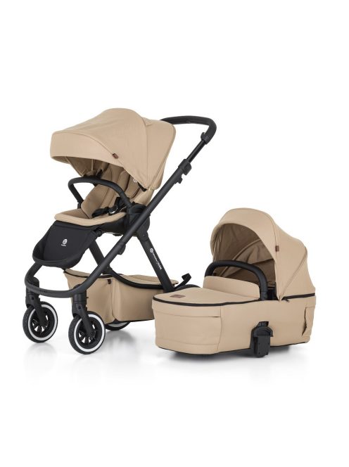 Petite&Mars Babakocsi szett 4v1 ICON XXL AIR + CYBEX Aton B2 i-Size - Mocha Beige