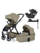 PETITE&MARS KÉSZLET Babakocsi 4v1 ICON Mossy Green LITE RWS + CYBEX Aton B2 i-Size