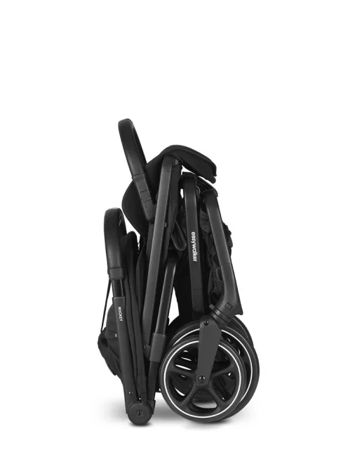 EASYWALKER Kombinált babakocsi Rockey L - Pure Black