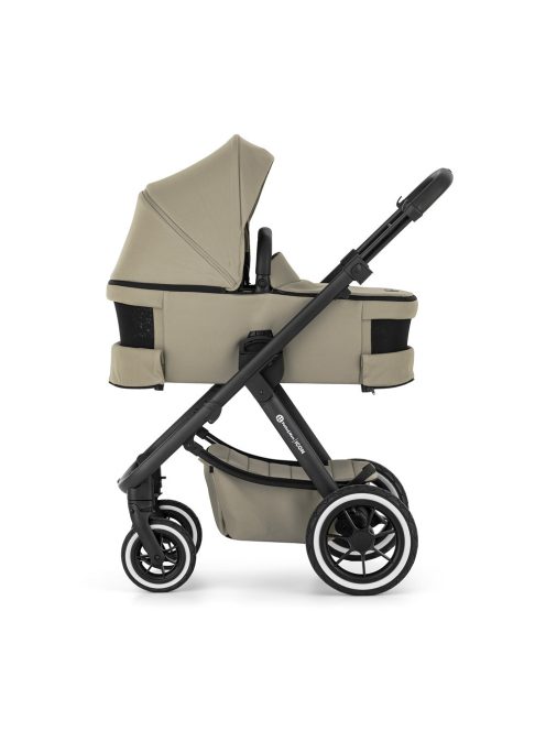 Petite&Mars Kombinált babakocsi ICON 2in1 Mossy Green LITE AIR + Core Pro i-Size Black Grey + Bázis